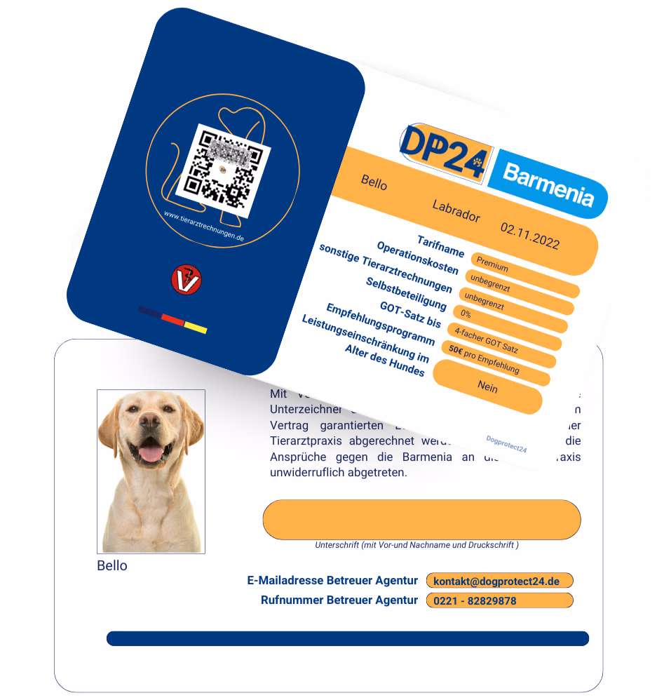 Versichertenkarte für Hunde